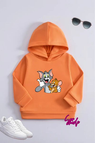 SevMode Children's Unisex Printed Hooded Sweatshirt