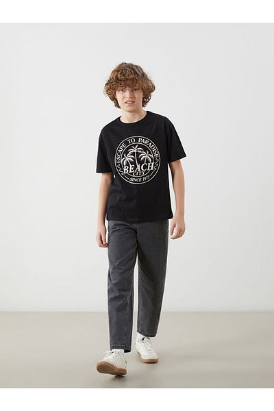 LC Waikiki New Season Boys' Jean Trousers with Adjustable Elastic Waist