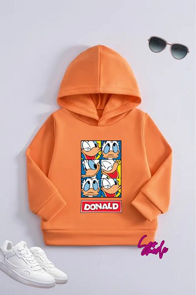 SevMode Children's Unisex Printed Hooded Sweatshirt