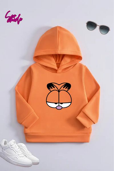 SevMode Children's Unisex Printed Hooded Sweatshirt