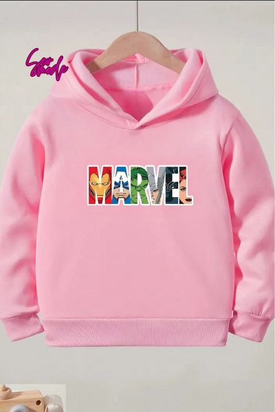 SevMode Children's Unisex Printed Hooded Sweatshirt