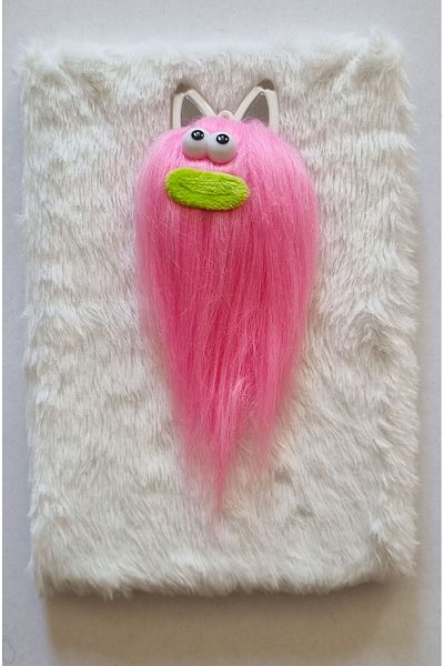Modellino Caiet de amintiri 3D Shaggy Monster Plush Caiet de amintiri zilnic Modelist Caiet de note cu linii 80 de coli - Opțiune