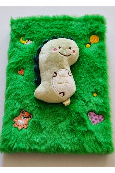 Modellino 3D Interesting Animals Plush Memo Pad Daily Memory Modelist Lined Notepad 80 Sheets-Optional