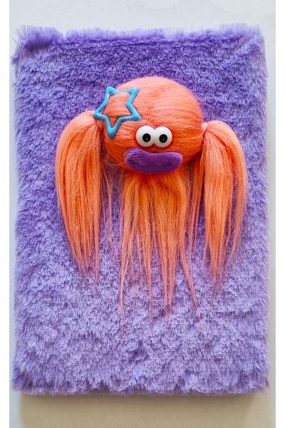 Modellino 3D Shaggy Monster 3D Peluszlu Souvenir Notebook 80 Sheets-Optional