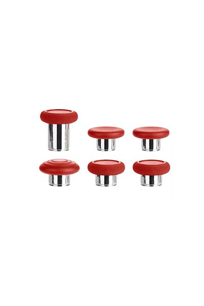 Choice red 6 In 1 Replacement Joystick Thumb sticks for For Xbox One Elite Series 2 Controller by Metal Gam