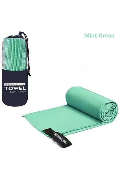 Choice 40X80CM mint green Quick-Dry Sports Towel 40X80/76X152CM Microfiber Running Yoga Gym Fitness Basketb