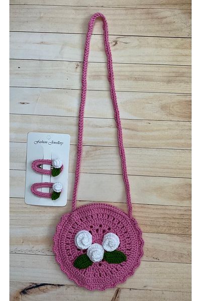 Disa Children's Knitted Bag and Buckle Set