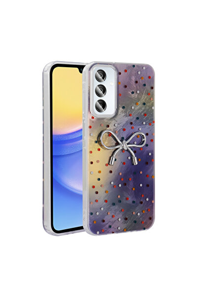 Coverzone حافظة هاتف من السيليكون على شكل شريط قوس قزح متوافقة مع هاتف Galaxy...