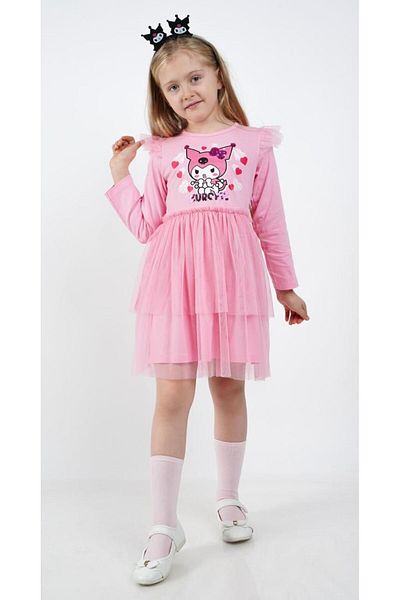 ÇOCUK GİYİM MERKEZİ Combed Cotton Tulle Dress