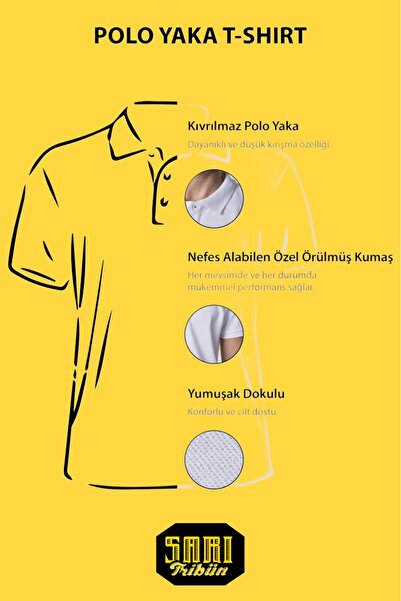 SARI ΓΑΛΛΙΑ ΓΑΛΛΙΑ POLO ΓΙΑΚΑ 100% ΒΑΜΒΑΚΙ TSHIRT