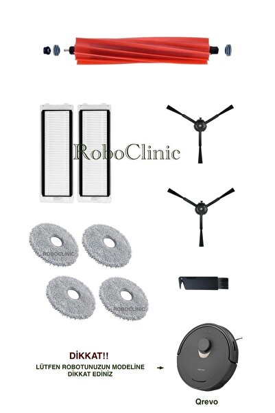 Roboclinic Perie de schimb compatibilă cu aspiratorul robot Roborock Qrevo (n...