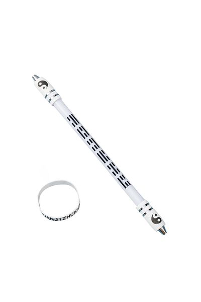 Spin Art Anti-Stress Spinning Pen - High Stability, Adjustable Metal Ring with Wearable Design