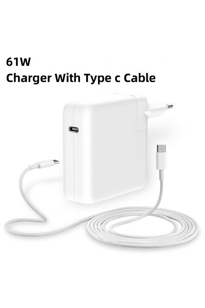 Choice 61 واط مع كابل 30 واط 61 واط 87 واط 96 واط USB C PD شاحن محول طاقة تيار متردد لجهاز MacBook Pro16 15 13 بوصة جديد Ai