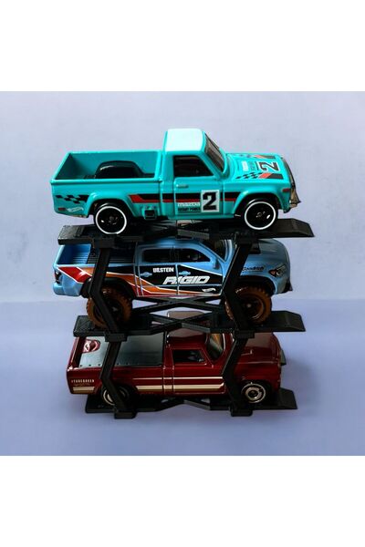 HOGLU CRAFT 1:64 Ölçekli Araçlar için 3'lü Stand