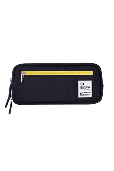 Choice حافظة أقلام رصاص سوداء كبيرة السعة من قطعة واحدة، حقيبة هدايا لطيفة لل...