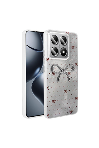 Coverzone حافظة هاتف من السيليكون بتصميم Figured Ponti متوافقة مع Mi 14T Pro ...