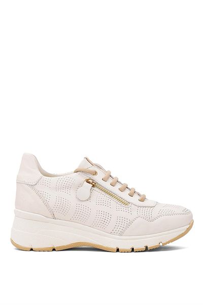 Mammamia Pantofi casual de damă - piele naturală D25YA-3495 crem