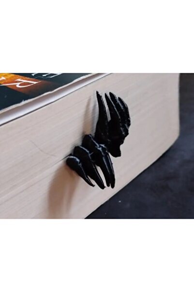 Filkorium3D El Figürlü Kitap Ayracı - Korku Temalı Kitap Ayracı - Pençe Kitap...