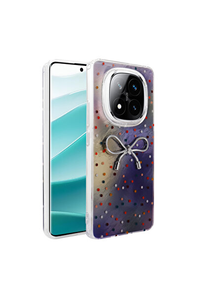 Ahlttiba غطاء سيليكون متوافق مع هاتف شاومي ريدمي نوت 14 برو 4G مع حماية للكاميرا