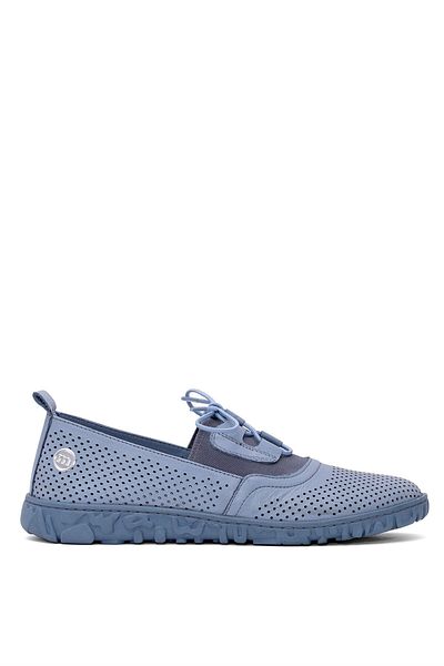 Mammamia Pantofi casual de damă albastru - piele naturală D25YA-150