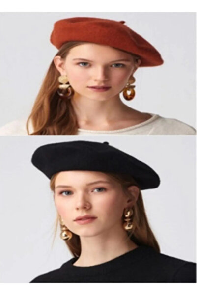 ergül çanta Жіночий французький художник, комплект з 2 предметів, шапка