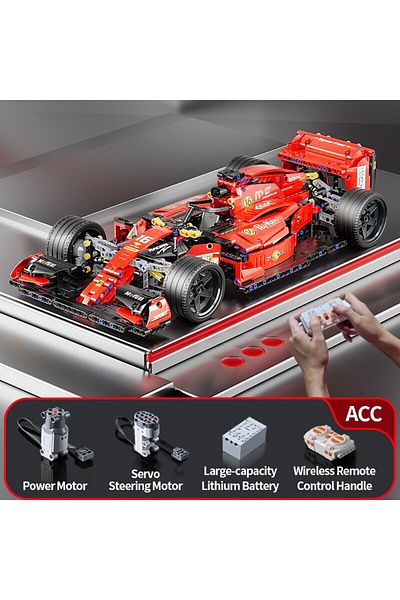 Choice Electric (no box) F1 RC Race Cars 1163PCS Building Sets MOC Remote Control Building Blocks Cool Coll