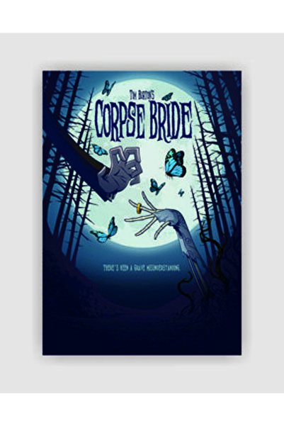 Sticksy Corpse BrideFilm Duvar Posteri - Kalın Kağıt - Çerçevesiz