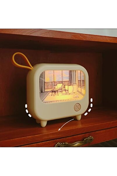 hediyeconcepti TV Boyama Gece Lambası Led Sevimli Çocuk Eğitim Masası Lambası...