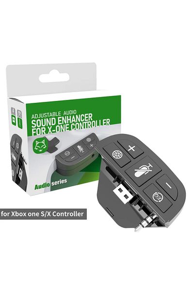 ALLOYSEED For xbox one s x Audio Mic Headphone Converter Adjust Audio Balance Headphone Adaptor Converter 3.5m