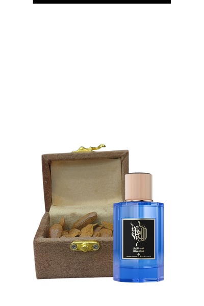 IBRAHIM ALQURASHI بكج العود الازرق مع عود طبيعي