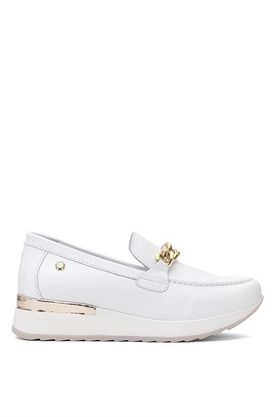 Mammamia Pantofi de damă, albi, din piele naturală D25YA-3510