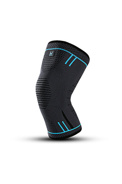 Choice كم ضاغط مرن قابل للتنفس لدعم الركبة مقاس كبير أزرق مقاس كبير لكرة السل...