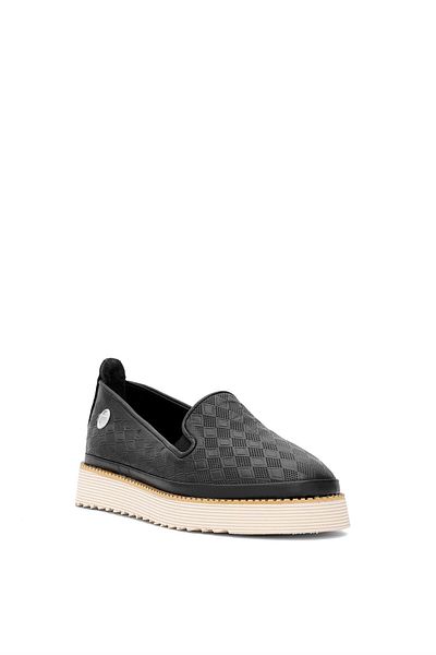 Mammamia Pantofi de damă negri din piele naturală D25YA-690