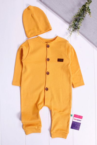 Kodex Buttoned Front Open Interlock Jumpsuit