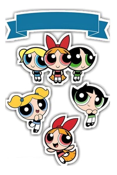 Sticksy Powerpuff Girlssticker Phone Laptop Notebook Tablet Notebook Water Bottle Sticker Sticker St187