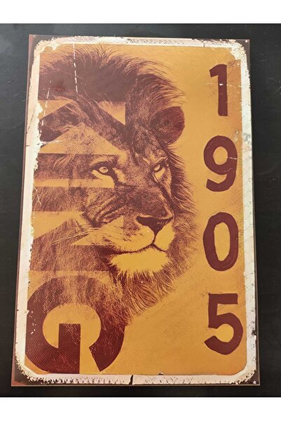 Bluoksweet Tablou retro din lemn MDF, poster 1905