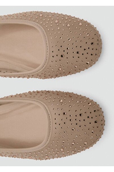 MANGO Kids Parlak görünümlü babet