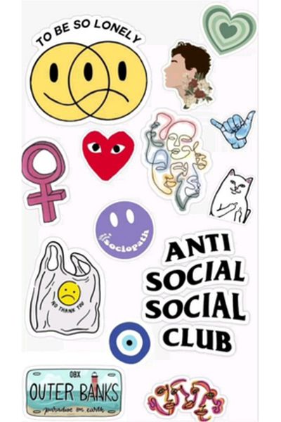 Sticksy Popular Stickerphone Laptop Notebook Tablet Laptop Flask Sticker Sticker St553