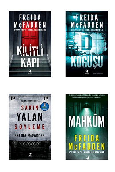 Olimpos Yayınları Freida McFadden 4 Kitap (Kilitli Kapı-Sakın Yalan Söyleme-M...