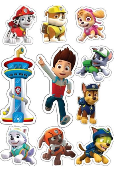 Sticksy Paw Patrol Stickerphone Laptop Notebook Tablet Notebook Water Bottle Sticker Sticker St552
