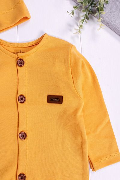 Kodex Buttoned Front Open Interlock Jumpsuit