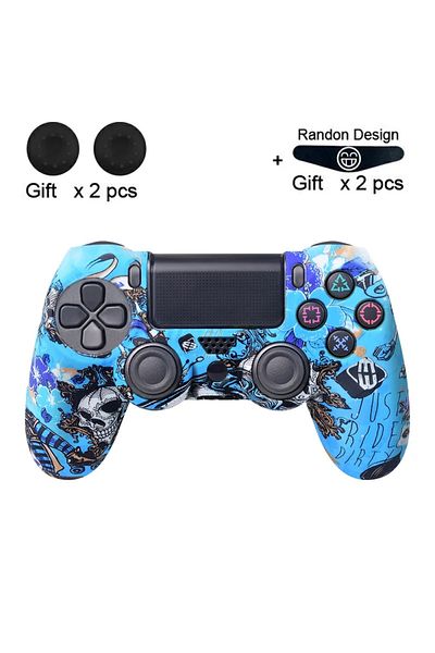 Choice Camo 04 For SONY Playstation 4 PS4 Controller Protection Case Soft Silicone Gel Rubber Skin Cover Fo
