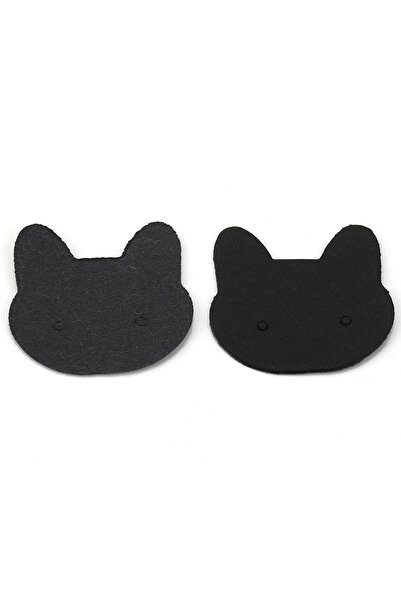 Choice 3.5 سم - أسود 50 قطعة من بطاقات القطط لعرض المجوهرات والأقراط وأقراط ا...