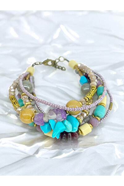 dela otantik سوار عرقي بوهيمي أصيل مع تفاصيل فيروزية وجمشت وذهبية مبهرة