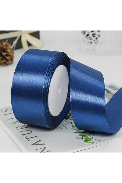 merylover Ribbon 40mm Dark Blue 22meters 6mm-40cm Satin Ribbons Crafts Bow Diy Gift Wrap Wine Red Orange Yello