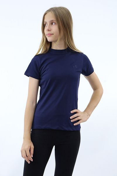Toontoy Girl's Embroidered School T-Shirt