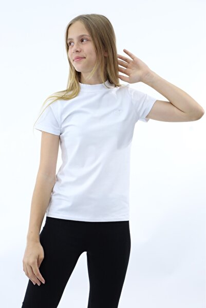 Toontoy Tricou școlar brodat pentru fete