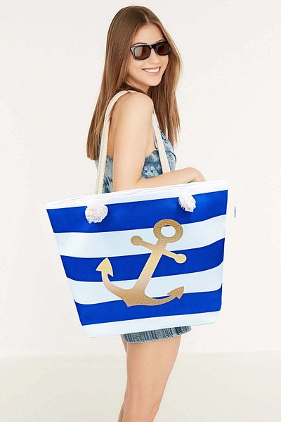 MYZİ STORE Geantă de plajă pentru femei Geantă de plajă cu model Geantă de zi cu zi