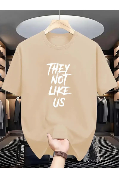 npLStore Unisex Oni Nisu Kao Mi Štampano Oversize kroj T-shirt