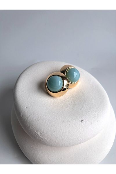 BHR AKSESUAR Blue Earrings